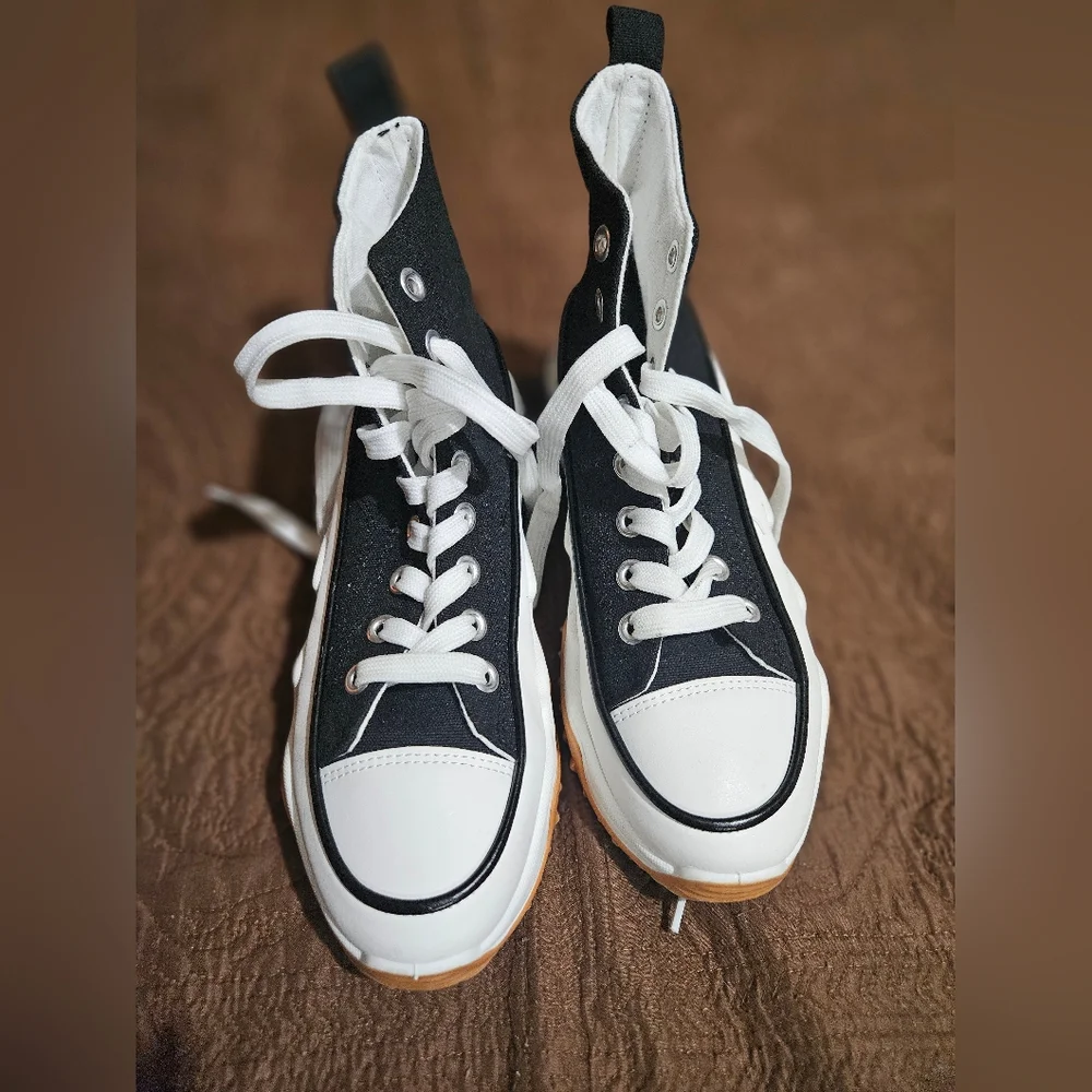 Madden Girl High Top Winnona Sneaker, Sz.8 - Picture 2 of 8